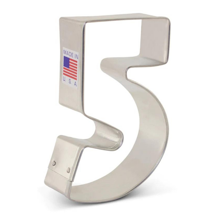 Number 5 Cookie Cutter