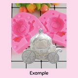 2pc Carriage Silicone Mold