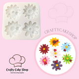 Flower with Ladybug Silicone Mold