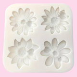 Flower with Ladybug Silicone Mold