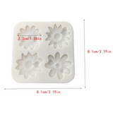 Flower with Ladybug Silicone Mold