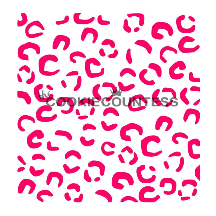 Cheetah Print Stencil