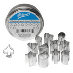 Ateco 4847 12-Piece Tin 3/4" Aspic Cutter Set
