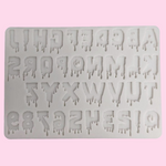 Horror Alphabet silicone mold