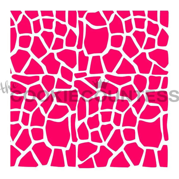 Giraffe Print Stencil