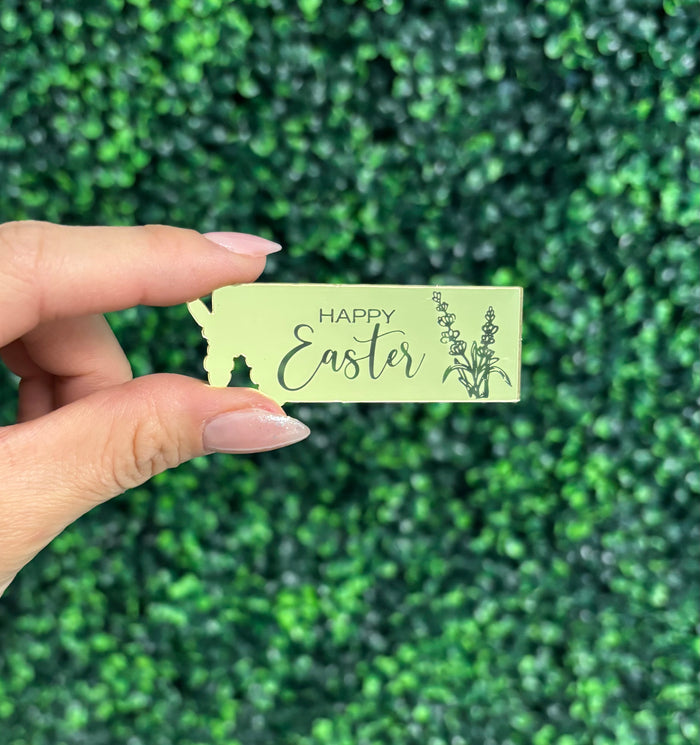 Happy Easter Floral Charm 3ct