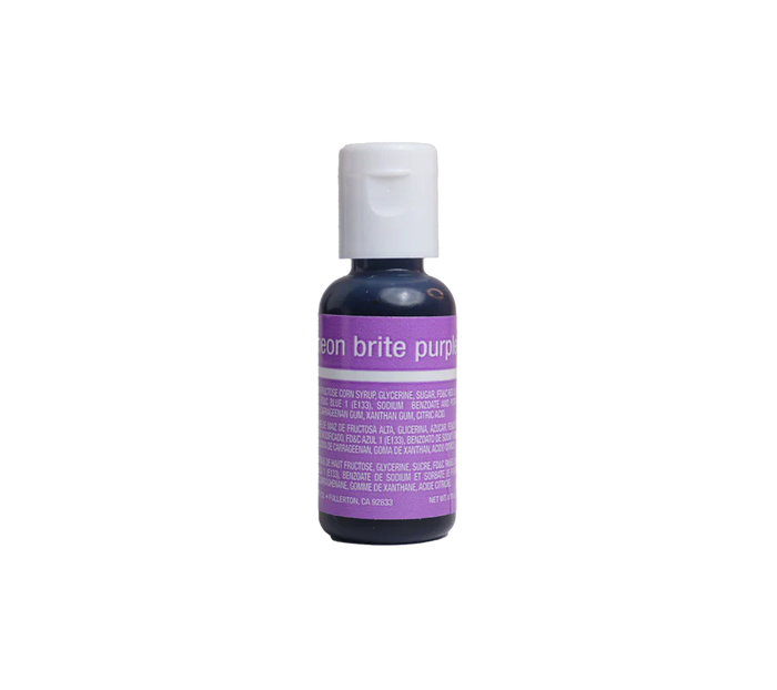 Neon Brite Purple Chefmaster Gel Food Color