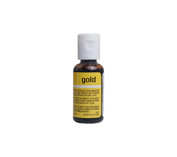 Gold Chefmaster Liqua-gel Food Coloring