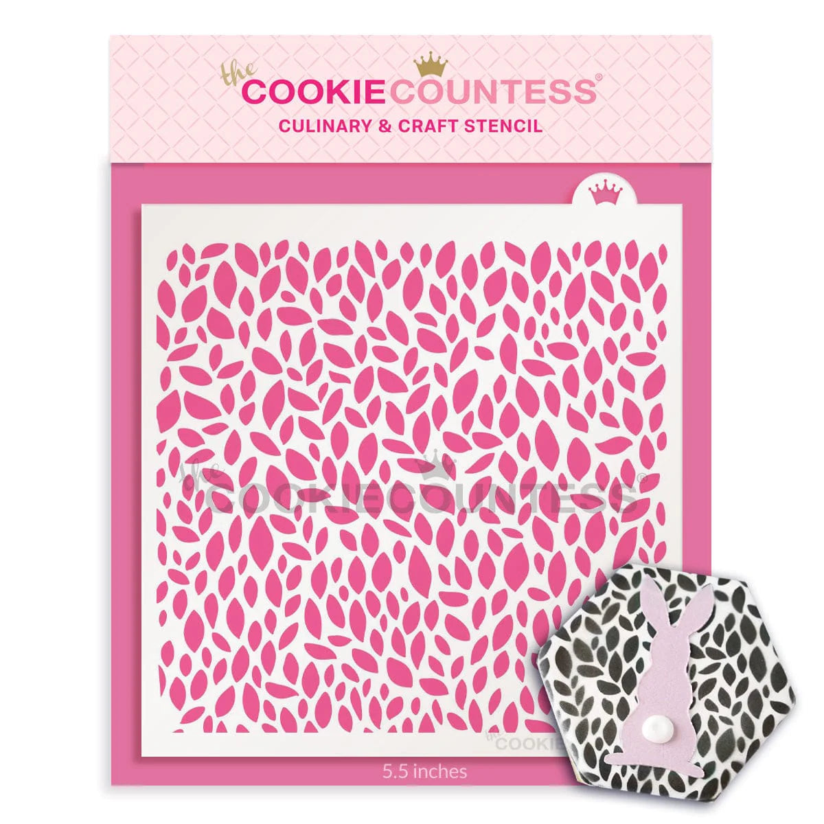 Leaf Pattern Stencil – Crafty Cake Shop