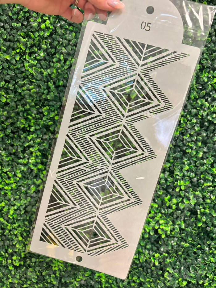 Vintage Cake Stencil