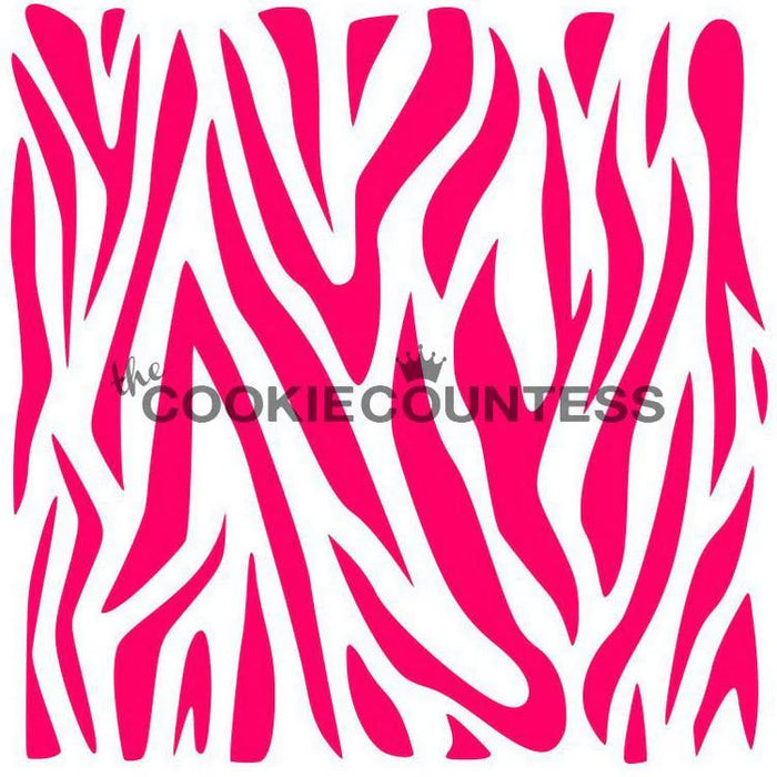 Zebra Pattern Stencil