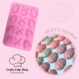 Easter Egg and Bunny Silicone Mold