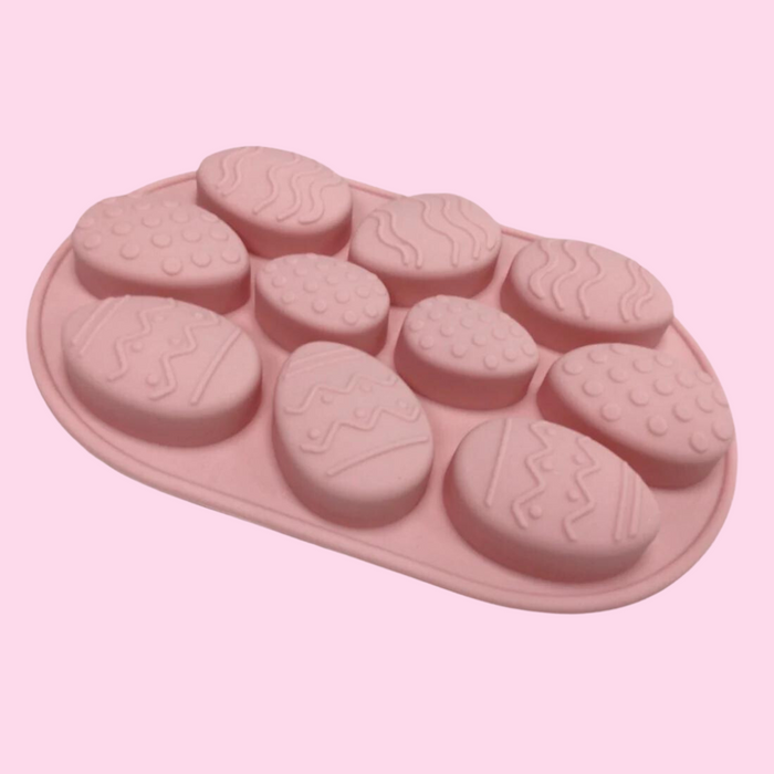 10 Cavity Easter Egg Silicone Mold