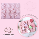 Christmas Character Silicone Mold