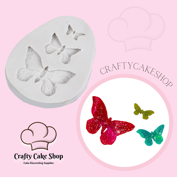 Multi Butterfly Fondant Mold