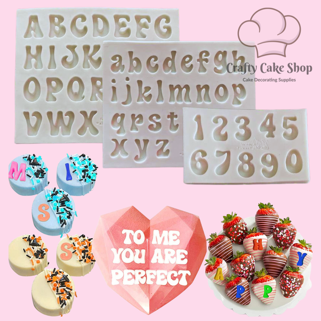 Lower Case Groovy Letters – Crafty Cake Shop