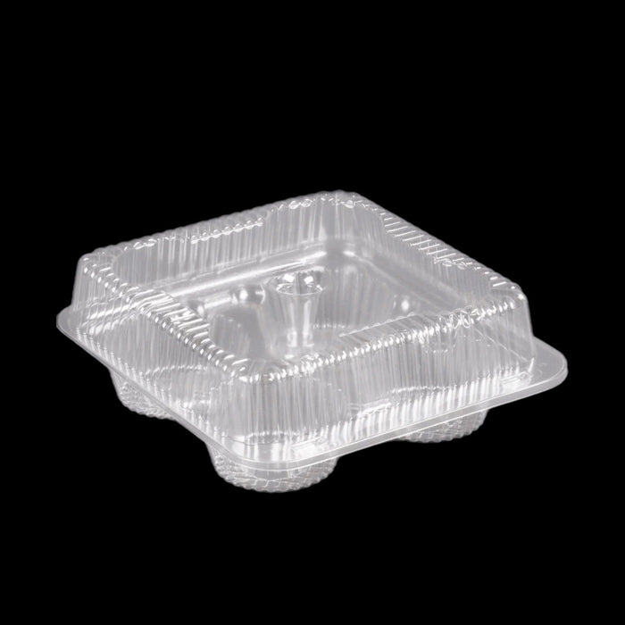 4 Cupcake Hinged Container