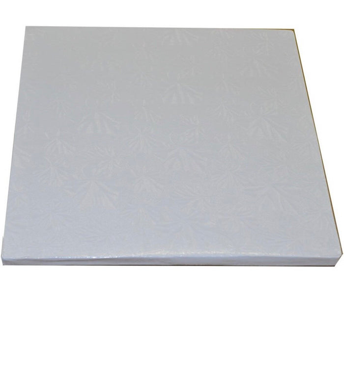 White Square Cake Drum