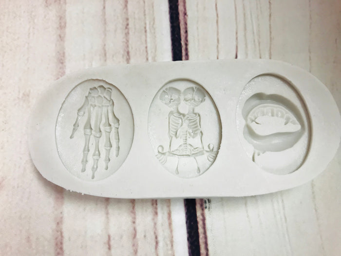 3 Assorted Skeleton Mold