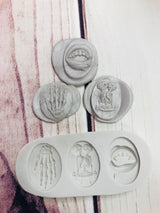 3 Assorted Skeleton Mold