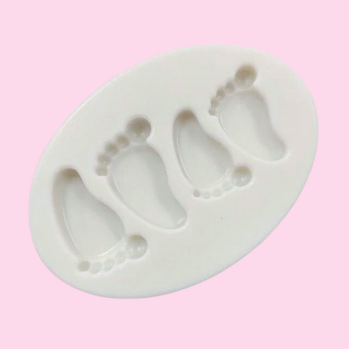 Small Baby Feet Silicone Mold
