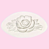 Single Rose Mold with leaves