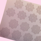 Flower Lace Silicone Textured Cupcake Mold