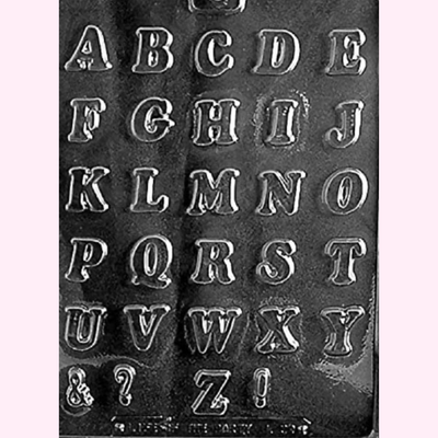 Letters A-Z Chocolate Mold