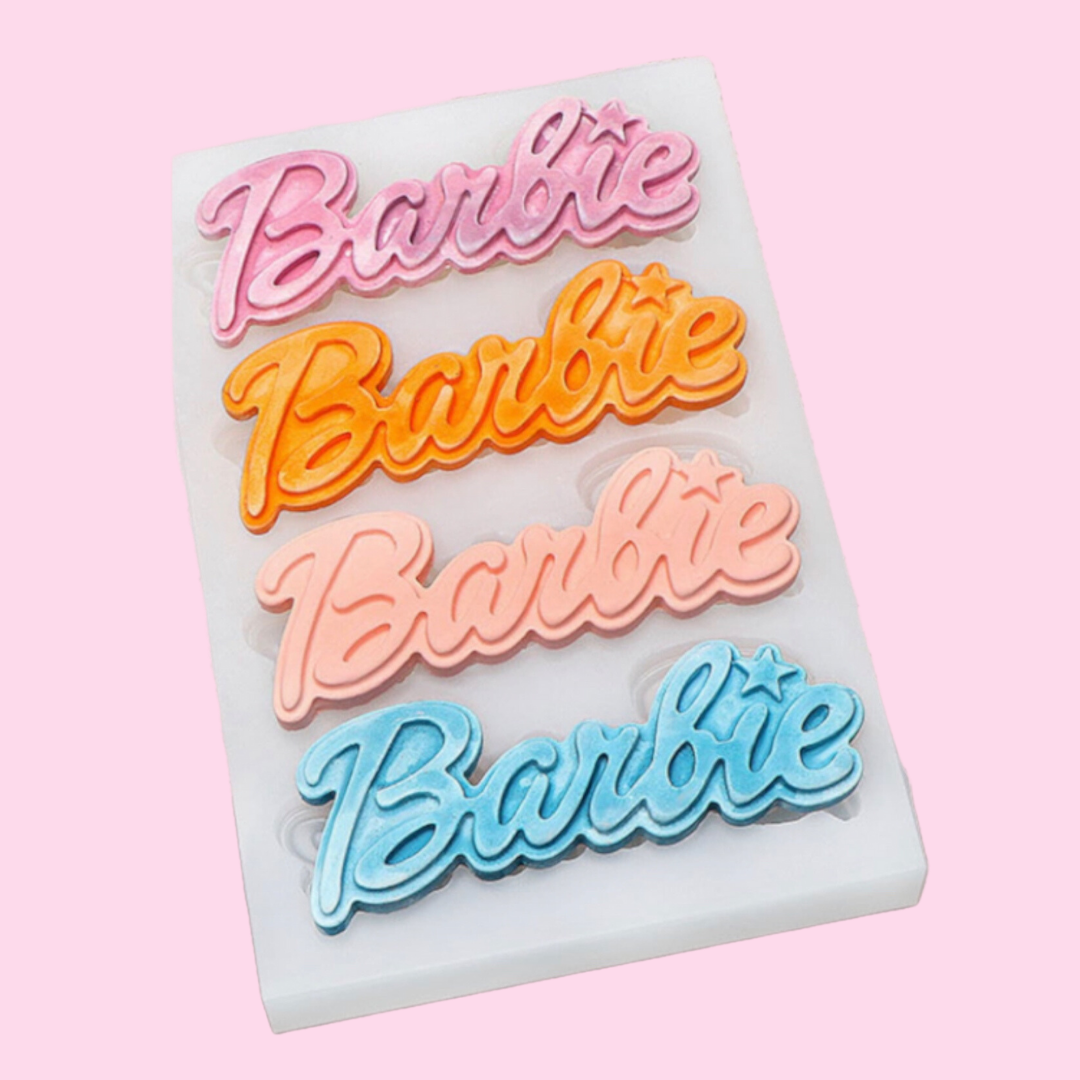 BARBIE LETTERS MOLD