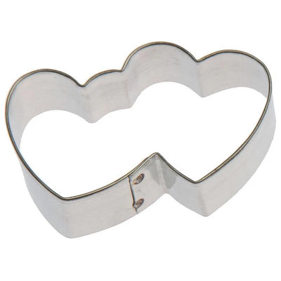 2" Mini Double Heart Cookie Cutter