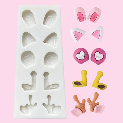 Animal Ears Silicone Mold