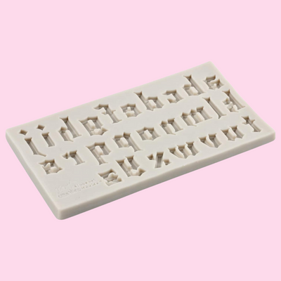 Old English Lower Case Alphabet Mold