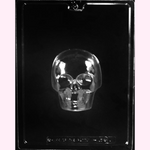 3D Skull- 2 Piece Chocolate Mold