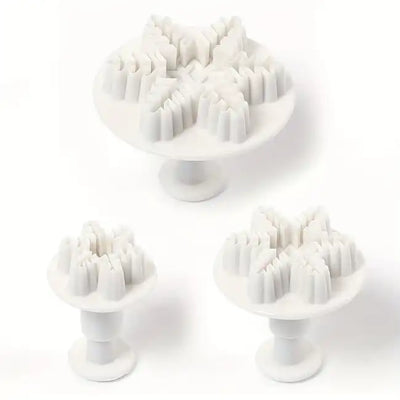 3pc Snowflake Plunger Cutter