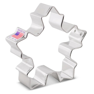 Festive Snowflake Cookie Cutter, 3.25" 3.25" x 3.5"