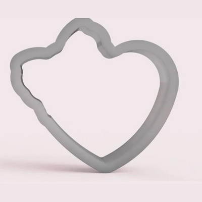 Heart With Bow Cookie Cutter