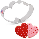 Double Hearts Cookie Cutter