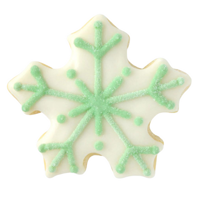 Festive Snowflake Cookie Cutter, 3.25" 3.25" x 3.5"
