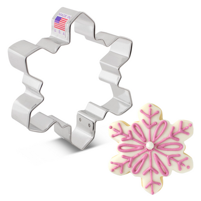 Geometric Snowflake Cookie Cutter, 4"