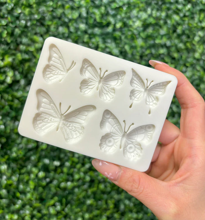 5 Assorted Butterflies Mold