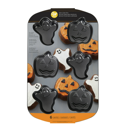 6 Halloween Mini Cake Pan