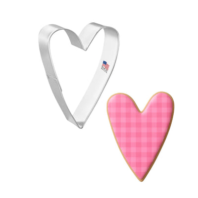 3" Primitive Heart Cookie Cutter