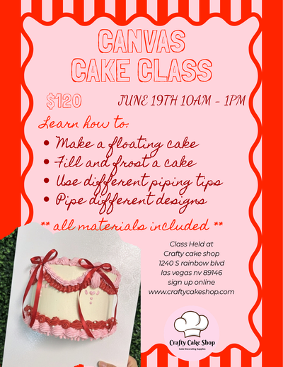 6/19 -- Floating Cake Class