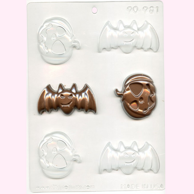 Bats & Pumpkins chocolate mold