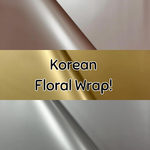 Metallic Floral Tissue Paper