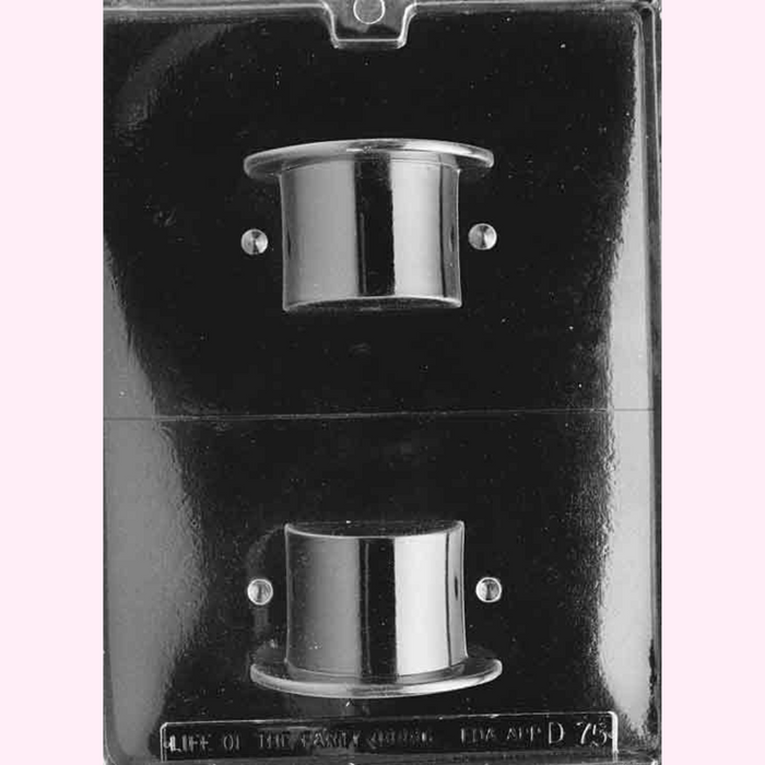 Top hat chocolate mold