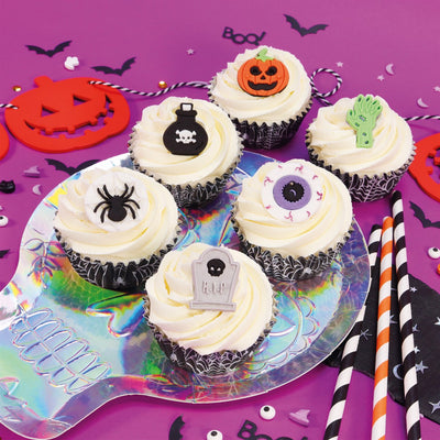 PME Halloween edible cupcake topper set