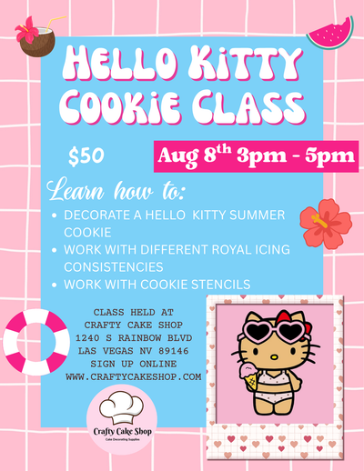 8/8 -- Hello Kitty Summer Cookie Class