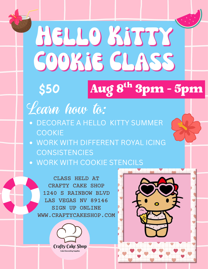 8/8 -- Hello Kitty Summer Cookie Class