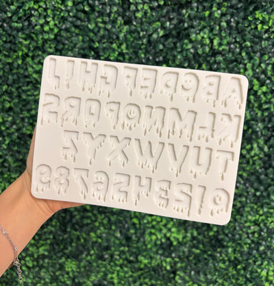 Horror Alphabet Silicone Mold